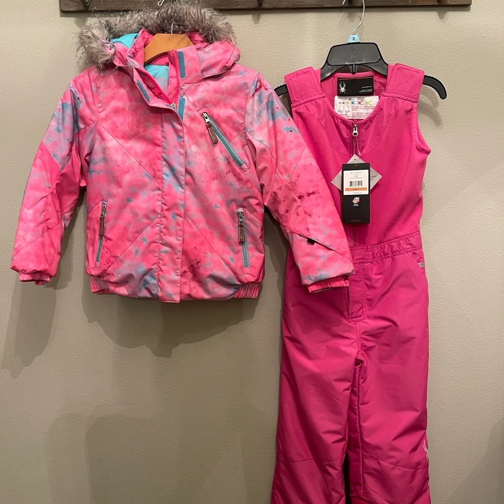 Brand new Girls Spyder jacket and ski pants